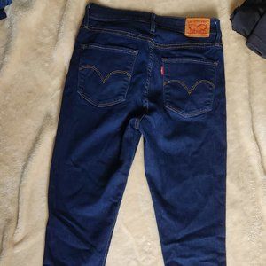 Levi's dark wash 721 high rise skinny jean tall